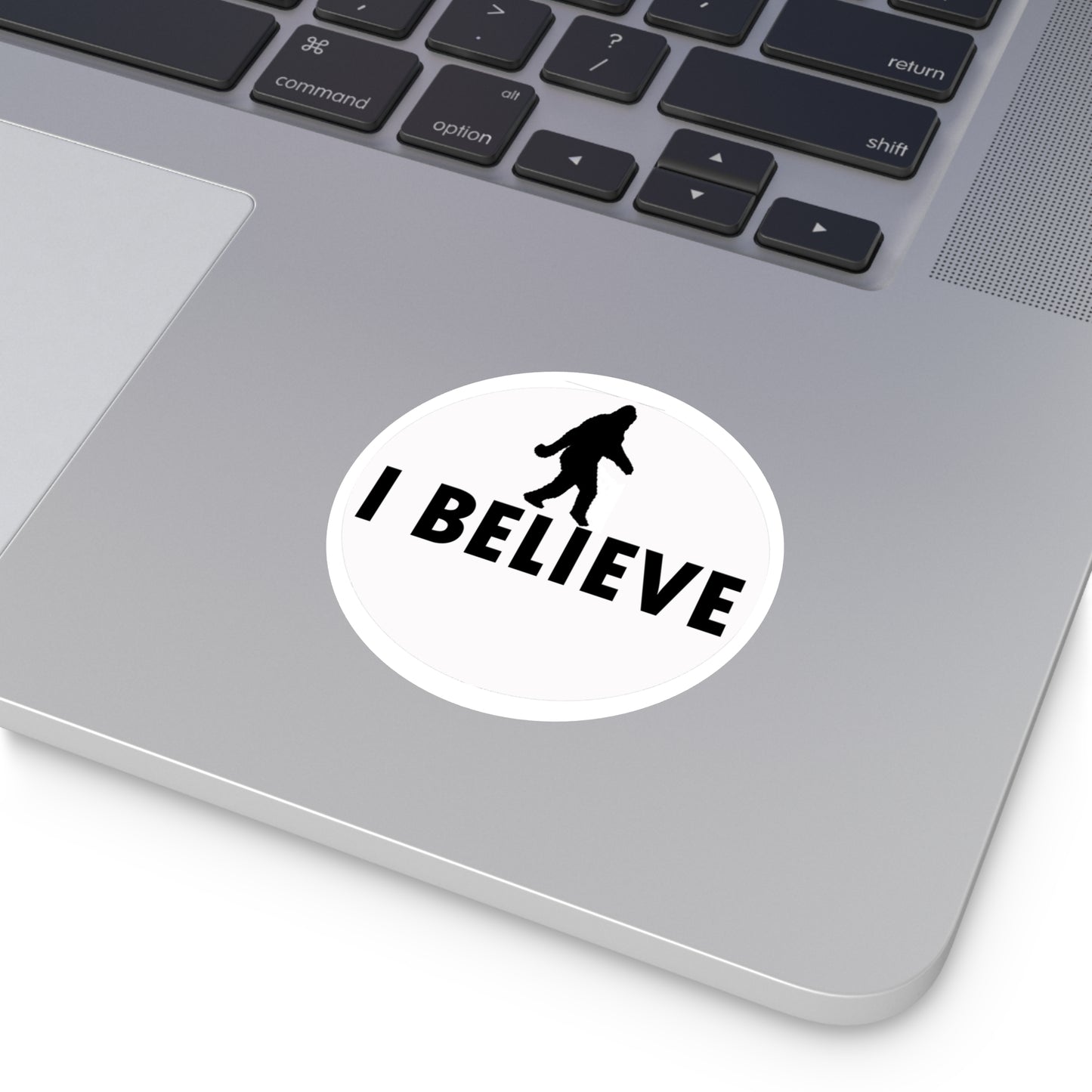 "I Believe" Bigfoot vinyl sticker [3x3]